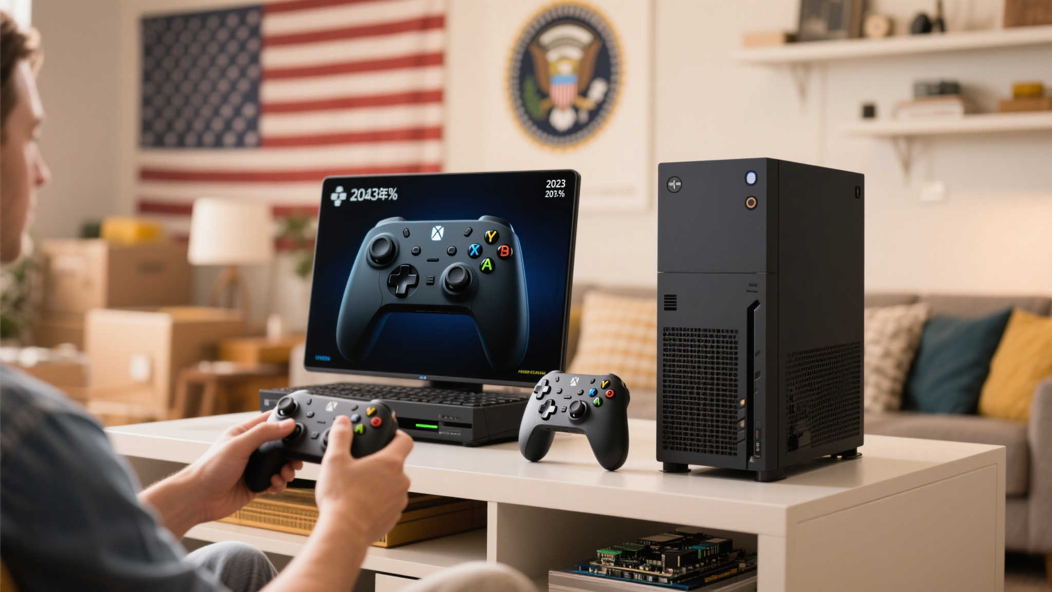 美国关税政策冲击游戏市场,主机价格暴涨玩家叫苦不迭! 过去,一台先进的游戏主机售价相对合理,这